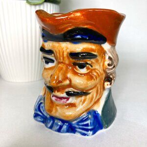 Vintage Japan Man s Head w/Mustache - Character Creamer